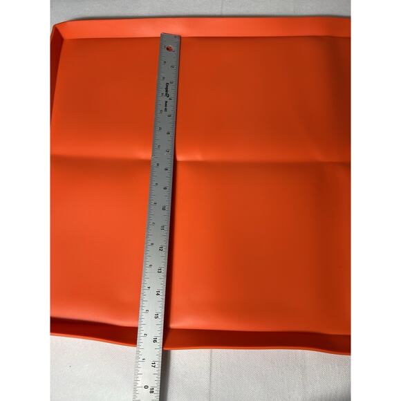 Food Grade Silicone Griddle Mat for Blackstone Grill, 22 Inch Full-Wrap Orange - Picture 4 of 5